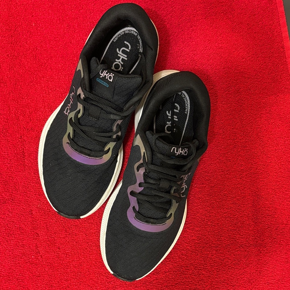 Ryka Women's Black and Purple Sneakers